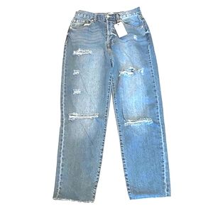 Forever 21 destructed Mom jeans